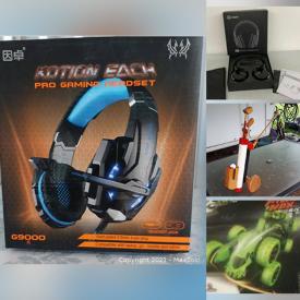 MaxSold Auction: This online auction features Headphones, Controllers, Ear Pods, Sports Gear, Cards & Memorabilia, Stylus Pens, Skis, Boots & Poles, Laser Cat Toy, Leather Jacket, Hand Tools, Gaming Gear, Smartwatch, Toys and much more!