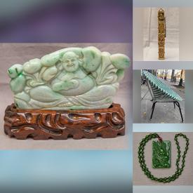 MaxSold Auction: This online auction features Jade Beaded Necklaces, Sandalwood Carved Buddha Plaque, Coins, Jade Beads, Jade Buddha Sculpture, Moorcraft Pottery, Chinese Lidded Ginger Jars, Mexican Studio Ceramics, Art Glass, Geodes, Teacups & Saucers, Jade Carved Bangles, Chinese Plant Stands and much more!
