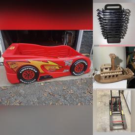 MaxSold Auction: This online auction features Comics, Coins, Gold Ring, Collector Spoons, Vintage Quilts, Hand Tools, Vintage Postcards, Sports Cards, 45s, Antique Cheese Box, Wood Decoy, Vintage Milk Bottles, Antique Scales, Oil Lamps, Coca Cola Collectibles, Vintage Bottles, Vintage Dresser Set, Child’s Racecar Bed, Yard Tools, Pressure Washer and much more!