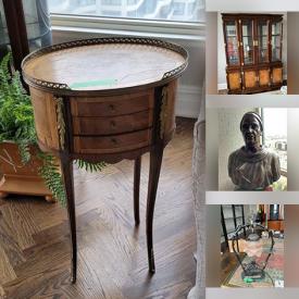 MaxSold Auction: This online auction features household items: Cabinet, leather couch, rugs, dining table, china cabinet, curio cabinet, lamps, home décor, electronics and much more.