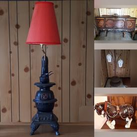 MaxSold Auction: This online auction features Souvenir Spoons, Antique China Cabinet, Wooden Cedar Chest, Sadler English Tankards, Wooden Cheese Barrels, Settee, Rain Barrels, Sewing Machine, Teacups & Saucers, Drill Press and much more!