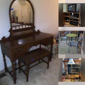 MaxSold Auction: This online auction features furniture such as a vintage bed, midcentury nightstand, bookcases, chairs, patio furniture, dining table set, buffet and more, VHS and DVDs, electronics, floor cleaner, Norman Rockwell, Pfaltzgraff, W.M Knabe & Co piano, kitchenware, toys and much more!