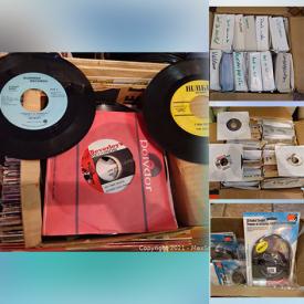 MaxSold Auction: This online auction features unplayed dancehall reggae 45s, vintage 45s and more.