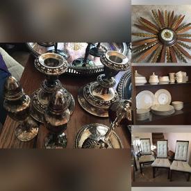 MaxSold Auction: This online auction features sofa, dresser, kitchenware, electronics, clocks, mirrors, chairs, lamps, tables, books, paintings, vacuum and carpet cleaners, home decor, teacup sets and much more!
