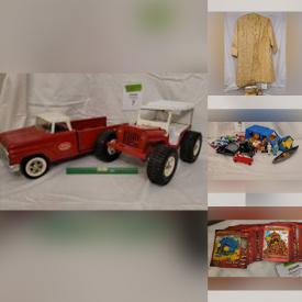 MaxSold Auction: This online auction features kid's fisher price toys along with different other toys also, it includes books and a couple household items and much more!