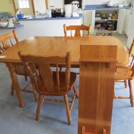 MaxSold Auction: Features Community plate flatware, Royal Doulton figures, Royal Albert china, Oak furniture, Seiko pendulum wall clock, kitchen lot, microwave oven, china, dining chair, washing machine and dryer, dehumidifier, prints art work, tools, box spring, patio and so much more!