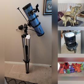 MaxSold Auction: This online auction features Shower Surround, Wheelchair, Fishing Gear, Collectors Plates, Life Jackets, Sewing Machine, DVDs, Elephant Collection, Precious Moments, Animal Figurines, Telescope, 10k Gold Rings, Display Cabinets and much more!