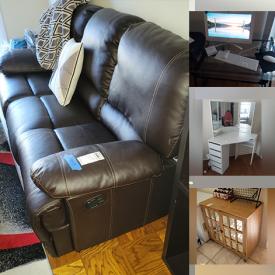 MaxSold Auction: This online auction features items such as Cleaning supplies, Eureks Vacuum, Sofa, Recliner, Plush Tiger, Toys, Laminate chest, Desk With Mirror, Lamps, Tools, Bulbs and much more!