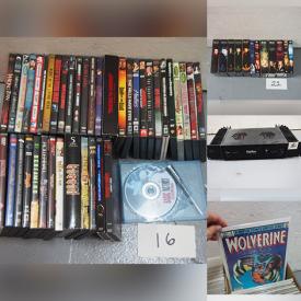 MaxSold Auction: This online auction features Power Amps, Apex Microphones, Comics, and Various Genres of DVDs & Blu-ray Discs, PC Games, Vintage Maps and much more!