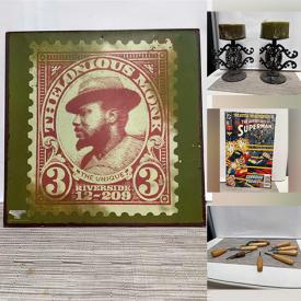 MaxSold Auction: This online auction features Bossons English Face, Copper Baby Shoes, Leather Tapaderos, Toys, Stereo Components, Vintage Books, Vintage Tins, Milk Glass, Costume Jewelry, Comics, LPs and much more!