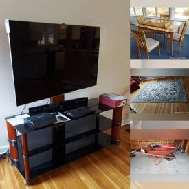 MaxSold Auction: This online auction features items such as Charcoal Grill, two wicker side tables, folding chairs, Rhonda Okis, Table lamps, Quebec wall art, Mirror and wall decor, kitchen utensils, glassware's, InGlam hairdryer and much more!