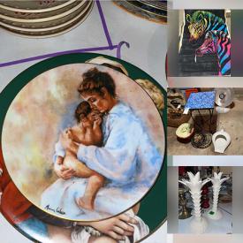 MaxSold Auction: This online auction features items such as Rockwell Hummel Collectable Plates, Candle Holders, Decor and Clock, Table Decor, Wall art, Luggages and much more!