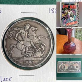 MaxSold Auction: This online auction features collectibles such as Canadian and international currency, Marvel comics, vintage Batman comics, The Walking Dead comics, Moorcraft pottery, Hummel figurine, art glass, serving ware, children’s books, vintage Fisher-Price and much more!