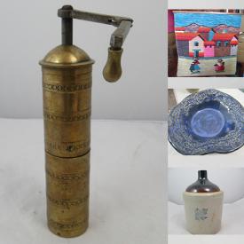MaxSold Auction: This online Partner Managed auction features DVDs, Jewelry, Small Kitchen Appliances, Vintage Pipes, Antique Insulators, Legos, Vintage Toys, Wade Tea Figurines, Sheepskin Rugs, Assorted Beer Steins, vintage Bottles, Studio Pottery, Vintage Advertising Memorabilia and much more!