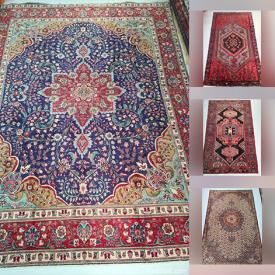 MaxSold Auction: This online auction features Persian rug such as Turkman, Tabriz, Kashmar, Baluch, Zanjan and more!