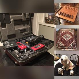 MaxSold Auction: This online auction features Vintage Airplane Gauges, Disney print, Oriental Wool Rug, MCM Tea Set, George Forgie Art, Studio Pottery, Vintage Brass Stiffel Table Lamp, Piano Rolls, Cookie Jar, Video Cameras and much more!