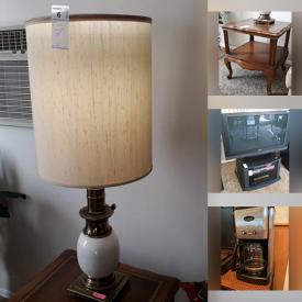 MaxSold Auction: This online auction features 42” Insignia TV, collectible such as Disney, Cabbage Patch, furniture such as La-Z-Boy recliners, wooden table with chairs, and patio set, wall art, lamps, Sony stereos, small kitchen appliances, vintage clothing, costume jewelry and much more!