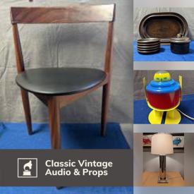 MaxSold Auction: This online auction features Mid Century teak furniture, collectibles, art, ceramics, studio pottery, jewelry, kitchenware, art glass, lamps, books, Denby Teapot and much more.