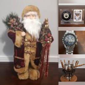 MaxSold Auction: This online auction features Christmas decoration such as Santa Claus, ornaments, tree toppers, Christmas bells, wreaths, vintage outdoor Christmas lights, vintage Christmas ornaments, nutcrackers, Nintendo Wii and much more!