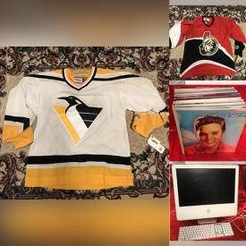 MaxSold Auction: This online auction features New Sports Jerseys, NIB Collector Mugs, Holiday House, Dash Cam, NIB Digital Drum, LPs, Toys, Vintage Toy Wrestlers & Ring, iMac, Star Wars Collectibles, Knitting Machine and much more!