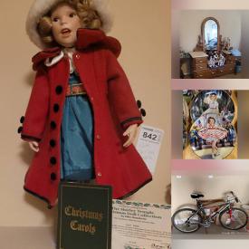 MaxSold Auction: This online auction features Men’s Bicycle, Key Cutting Machines, Office Supplies, Kids Toys, Small Kitchen Appliances, Elvis Collectibles, Wilton Cake Pans, Garden Fairy, Porcelain Dolls, Shirley Temple Dolls, Sports Memorabilia, Capodimonte Urn, Vintage Lladro Porcelain Figurines, Kim Anderson Prints, Vintage Books, Pendleton Wool Blanket, Patio Chairs, Frederic Remington Prints and much more!