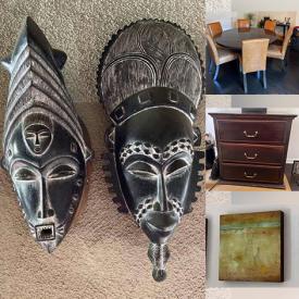 MaxSold Auction: This online auction features household items such as black & decker toaster, kitchen aid, chest with drawers, lamps, nightstands, wall mirror, console table and much more.