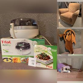 MaxSold Auction: This online auction features Small Kitchen Appliances, Arm Chair, Wine Fridge, Clothing Rack, Exercise Gear, Pet Fence, Closet Organizer, Kids Guitar and much more!