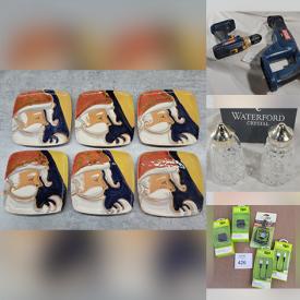 MaxSold Auction: This online auction features NIB Cell Phone Accessories, Vanity Top, Vintage Bottles, Power Tools, Vintage Lamps, T-shirt Transfer Press, Crystal, Knobs, New Craft Kits, German Steins, Sueded Leather Coat and much more!