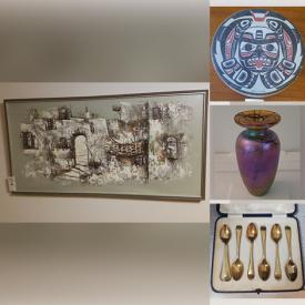 MaxSold Auction: This online auction features Indigenous Drum, Statue, Dolls, Costume Jewellery, Binoculars, Art Glass, Casades Porcelain Figurine, Wicker Doll Bassinet, Stamps, Teak Furniture, William Switzer Mirror and much more!