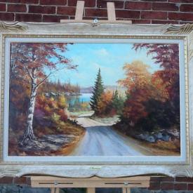 MaxSold Auction: This online auction features Oil on Canvas Carl Bowman, Oil on Canvas signed W.W. Muir, Hand Carved Wooden Art, Two Watercolours Matted, Pottery Tea Pot Signed, Large Red Clay Pottery Vase, Ceramic Lamp Base and much more!