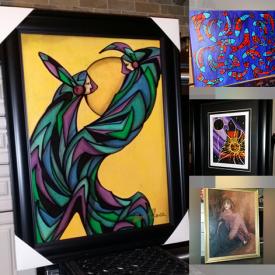 MaxSold Auction: This online auction features paintings by Done Chase and Julie Hinton, needlepoint art, giclee prints, wood carvings, fine art prints from Maud Lewis, Norval Morrisseau, Don Chase, Lawren Harris, Tom Thomson and much more!