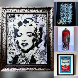 MaxSold Auction: This online auction features Original street art and Original street art style sculptures by Tadas Zaicikas (TedyZet), and Andy Warhol Prints, Activa Watch and much more!