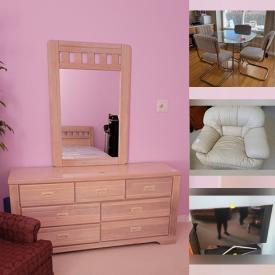 MaxSold Auction: This online auction features lamps, nightstands, chairs, Bed frame, Pillows, TV, grill, arm chairs, frames, Bookshelf, sofas, China Cabinet and much more!