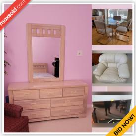 MaxSold Auction: This online auction features lamps, nightstands, chairs, Bed frame, Pillows, TV, grill, arm chairs, frames, Bookshelf, sofas, China Cabinet and much more!