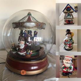 MaxSold Auction: his online auction features Christmas Decor such as Snowmen, Santa, Heartwood Creek Angels, Mugs, Cookie Jars, Faux Stained Glass Ornaments, Nutcrackers, Stocking Holders, Musical Ornaments, Dolls, Thomas Pacconi Classics, Village, Outdoor Santas, Waterford Crystal Vase, Art Glass, Lenox Ornaments, Wrapping and much more!