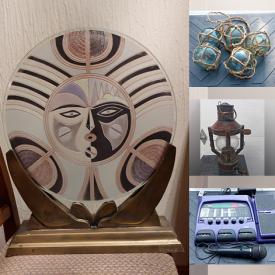 MaxSold Auction: This online auction features Vintage Brass Door Knocker, All-in-One Computer, Inuit Soapstone Carvings, Japanese Glass Fishing Floats, Patio Heater, Wrought Iron Patio Set, Vintage Pull Down Chart Maps, Vintage Swivel Barrel Chairs, Jeans, Vintage Logging Saws and much more!