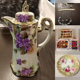 MaxSold Auction: This online auction features Vintage Pewter, Vintage Ladies Coat Suit, Vintage Xmas Tree Ornaments, Vintage Decorative Plate, Vintage Ladies Gloves, Teacup/Saucer Sets, Vintage Costume Jewellery, Vintage Souvenir Spoons, Vintage Porcelain Coffee and much more!