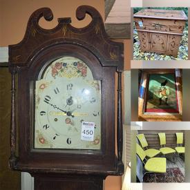 MaxSold Auction: This online auction features Antique Grandfather Clock, Handmade Clipper Ship, Garden Art, Area Rugs, Camping Gear, MCM Chairs, Type Tray, Hand Tools, Vintage Hand Wringer, Oil Lamps, Indigenous Totem Poles, Gingerbread Clock, Carved Duck Decoys, Vintage Postcards, Jewelry and much more!