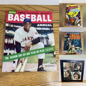 MaxSold Auction: This online auction features rug, storage containers, shoes, framed lithographs, comics, books, toys, Christmas ornaments, household items, home decor and much more!