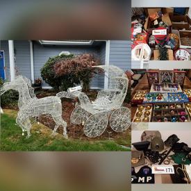 MaxSold Auction: This online auction features Outdoor Christmas Yard Art, Holiday Wreaths, Artificial Trees, Lights, Holiday Decorations, Vintage Christmas Ornaments, Framed Wall Art, Area Rugs, Small Kitchen Appliances, Patches, Vintage Military Hats, Vintage Postcards, Vintage Banks and much more!