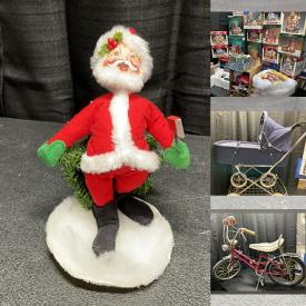 MaxSold Auction: This online auction features Hollywood Autographs, Sports Cards, Coca Cola Collectibles, Costume Jewelry, Precious Moments, Annalee Signed Figures, Noel Behle Signed Books, Comics, Golf Clubs, Christmas Porcelain Village Set and much more!