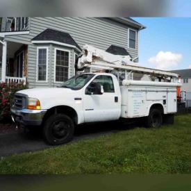 MaxSold Auction: This online auction features 1999 Ford F450 Work Truck, Xbox One, MacBook, Panasonic TV, HP Fax Printer, Dining Table, Sofa, Sectional Pleather Couch, Snow Blower, Power Stroke Electric Pressure Washer, Kenmore Propane Grill and much more!