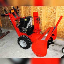 MaxSold Auction: This online auction features Grinder Drill Press and Bench, Drill Press, Handmade Band Saw, Home Built Trailer, Snow blower, Lawn Mower, Model Ships The Titanic and The Bismarck, Bench Grinder and much more!