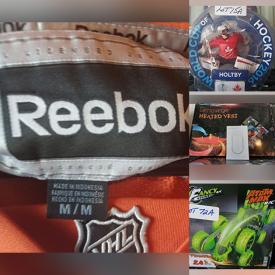 MaxSold Auction: This online auction features New Items such as Sports Jerseys, Sports Figurines, Code Readers, Dash Cam, Power Tools, Pet Supplies, Sports Equipment, Fitness Tracker, Smart Wifi Camera, RC Cars, Heated Vest, Beauty Appliances, Tool Belts and much more!