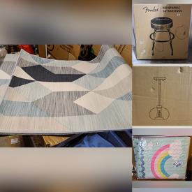 MaxSold Auction: This online auction features New in Box Items such as Coffee Table, Children's Desk, Bar Stools, Pet Supplies, Pendant Lights, Throws, Canvas Print, Bedding, Area Rugs and much more!