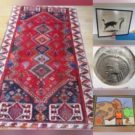 MaxSold Auction: This online auction features hand-knotted wool rugs, comic books, Wayne Gretzky cards, art, decor, toy trucks, jewelry, coins, Inuit rock carvings, stamps and much more!