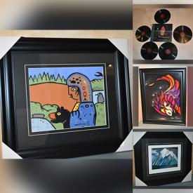 MaxSold Auction: This online auction features Original Don Chase Acrylic, Original David Morrisseau, Art Nouveau Slag Glass Lamp, Vintage Madame Alexander Dolls, Vintage Postcards, and Fine Art Prints by Tom Thomson, Bruce Morrisseau, Emily Carr, Franklin Carmicheal, Lawren Harris, AJ Casson, James Audubon, Nora Telford and much more!