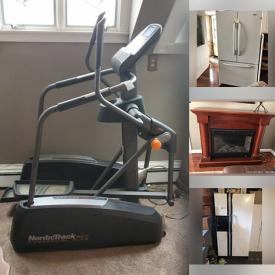 MaxSold Auction: This online auction features furniture such as a dresser, side tables, cabinet, wooden toy box and more, electric fireplaces, horseback riding pants, saddle and other gear, motorcycle chaps, Nordic Track climber, Kenmore refrigerator, Troy-Bilt snowblower, shop vac and much more!