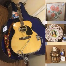 MaxSold Auction: This online auction features vintage collector dolls, acoustic guitar, silver plate, wall art, luggage, LPs, books, vintage cedar chest, surround sound speakers, storage, glassware, fine china, Pyrex and much more!