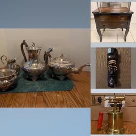MaxSold Auction: This online auction an Asian vase, Vintage camera, wooden cane, Pyrex dishes, hand-blown glass globe, Scientific kids set, costume jewelry, WW2 newspaper The Albertan and much more!